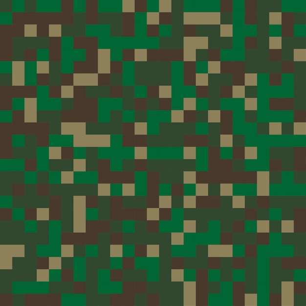 Vecteur concept de camouflage couleurs de camouflage en mesures 8 bits