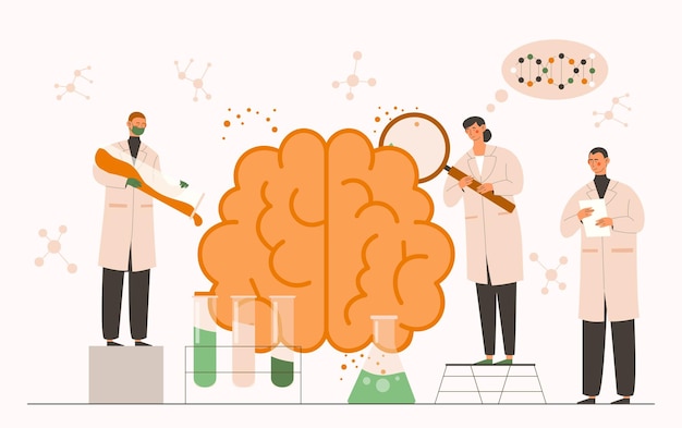 Concept de chimie du cerveau