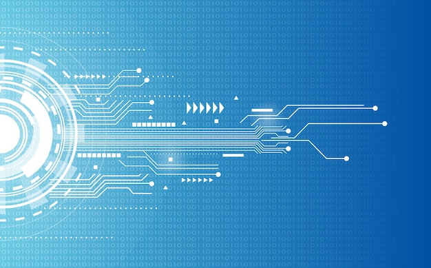 Concept de communication de fond de technologie abstraite