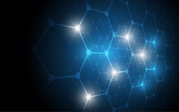 Concept de communication de haute technologie fond abstrait