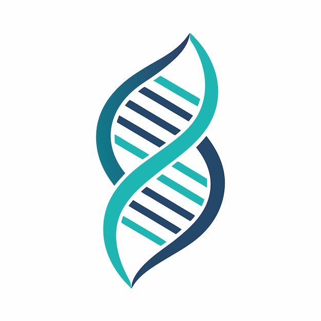 Concept de conception du logo de l'ADN