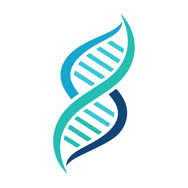 Concept de conception du logo de l'ADN