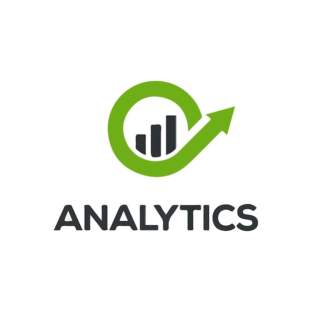 concept de conception du logo analytique
