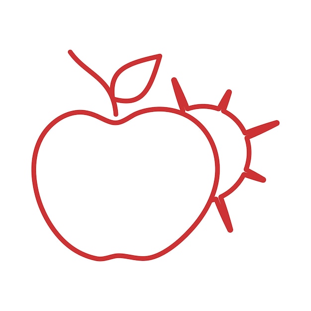 Concept De Conception Du Logo D'apple