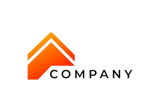 Vecteur concept de conception de logo immobilier. utilisable pour la conception de logo de bâtiment d'architecture de construction