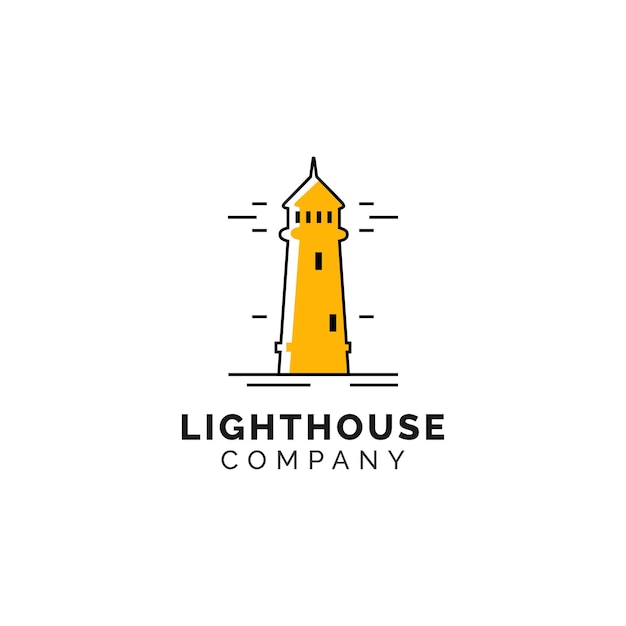 Concept De Conception De Logo De Phare