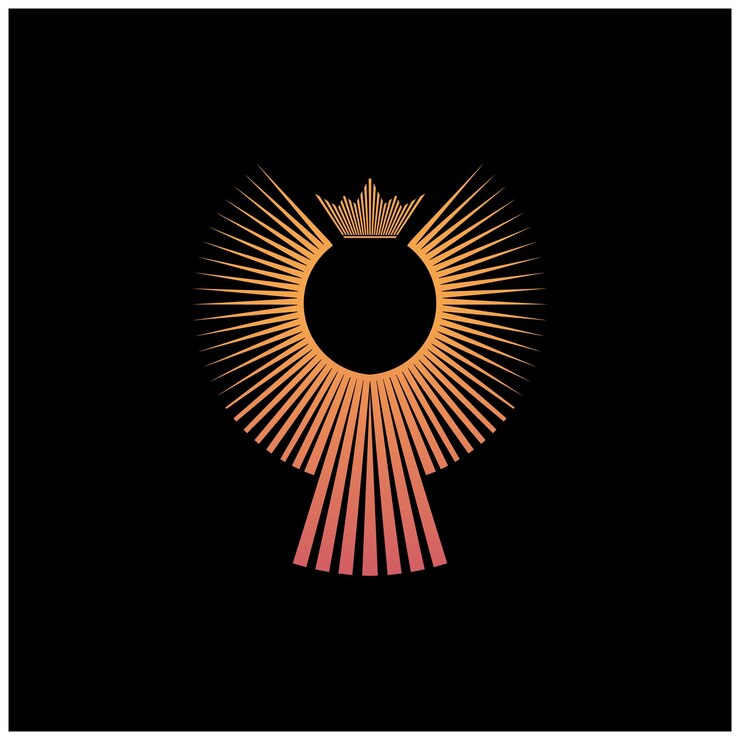 Vecteur concept de conception de logo phoenix moderne pour l'identité d'une équipe sportive ou d'une entreprise minimalist phoenix logo isol