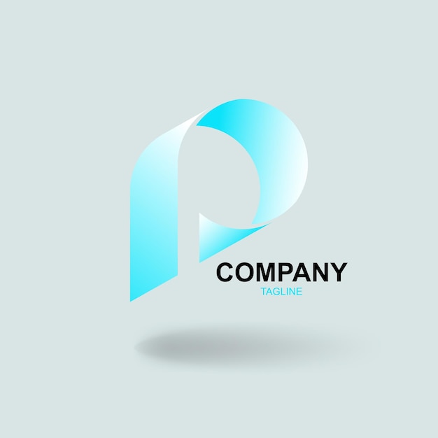 Concept De Conception De Rouleau De Lettre Pd Logo
