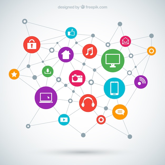 concept de connexion de la technologie
