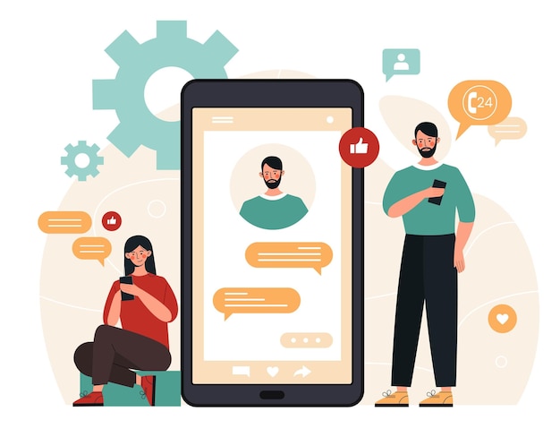 Concept de consultation en ligne