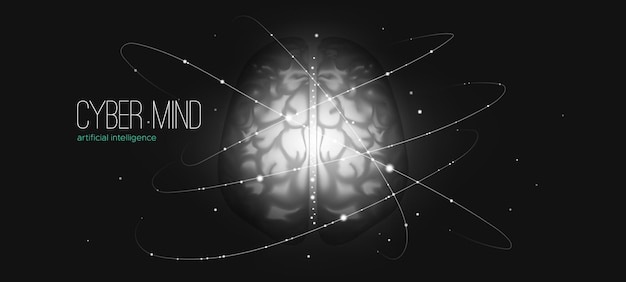 Le concept de cyber-esprit du grand flux de données