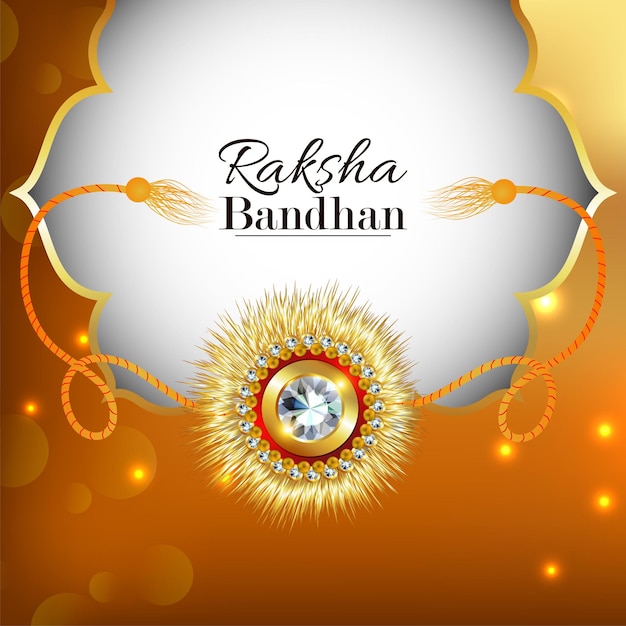 Concept De Design De Festival Indien Heureux Raksha Bandhan