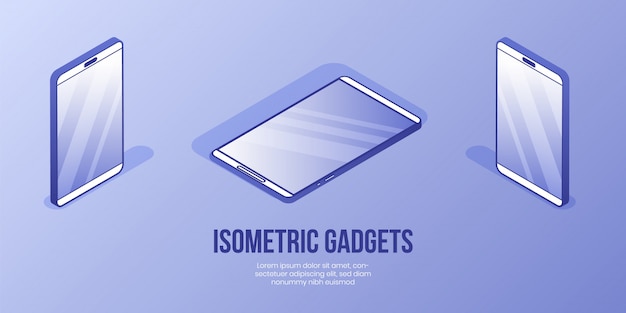 Concept De Design Isométrique Numérique