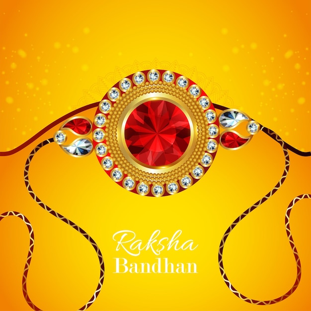 Concept De Design Joyeux Festival Indien Raksha Bandhan