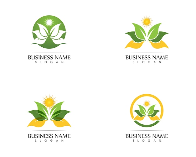 Concept De Design De Logo Feuille Nature