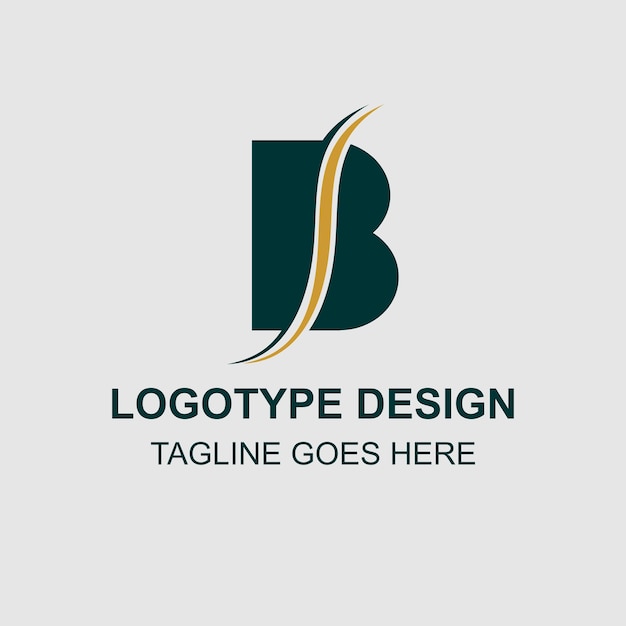 Vecteur concept de design logo lettre b - fichier vectoriel