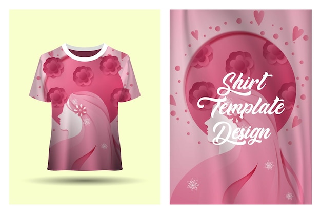 Vecteur concept de design de modèle de tshirt couple romantique