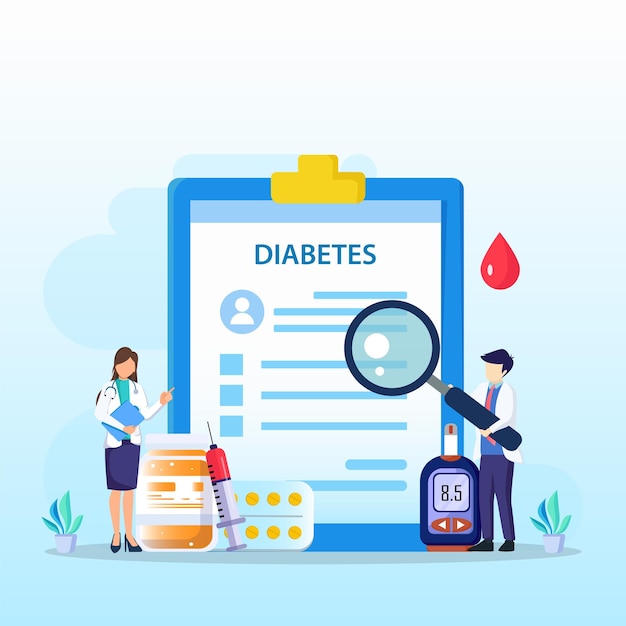 Concept De Diabète De Médecine Le Médecin Teste Le Niveau De Glucose Dans Le Sang Prescrit Des Statines