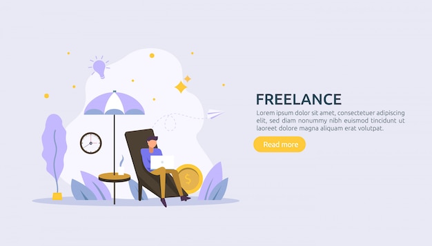 Concept à Distance Freelance