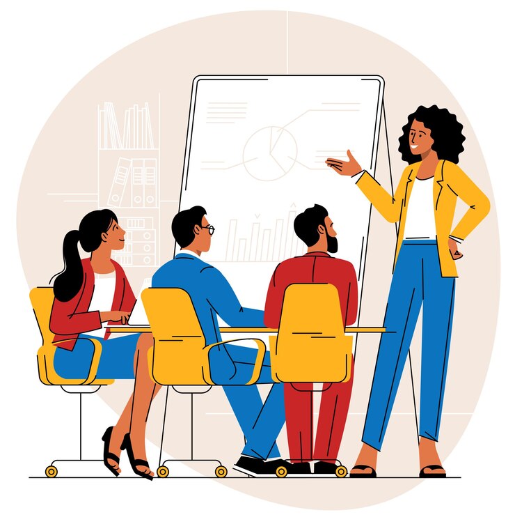 Vecteur concept de l&#39;éducation d&#39;affaires