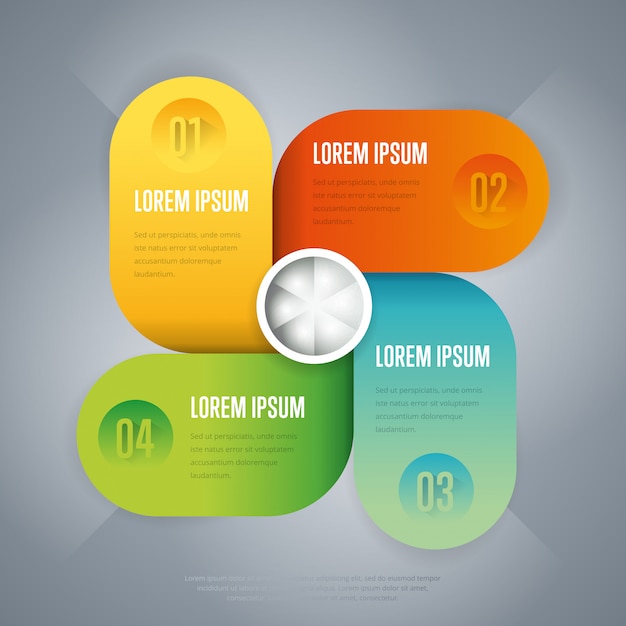 Concept d'entreprise infographie du modèle strage.