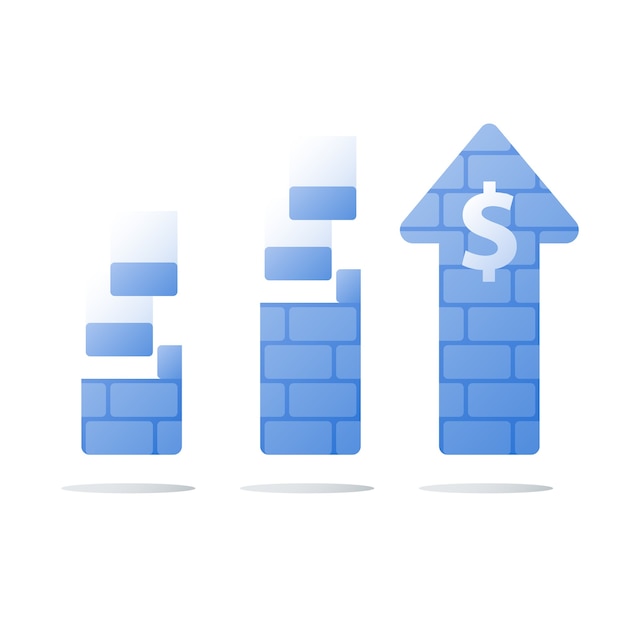 Concept Financier, Augmentation Des Revenus, Croissance Des Revenus, Gagner Plus D'argent