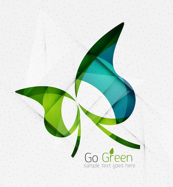 Concept De Fond Inhabituel Eco Vert
