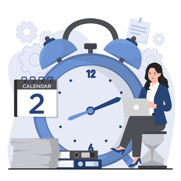 concept de gestion du temps gestionnaire de tâches organisation et concepts de planification de la productivité