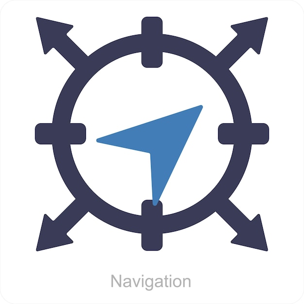 Concept D’icône De Navigation Et De Pointeur