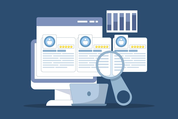 concept d'illustration vectorielle d'une agence de recrutement ou de services de ressources humaines ou d'un réseau de recrutement