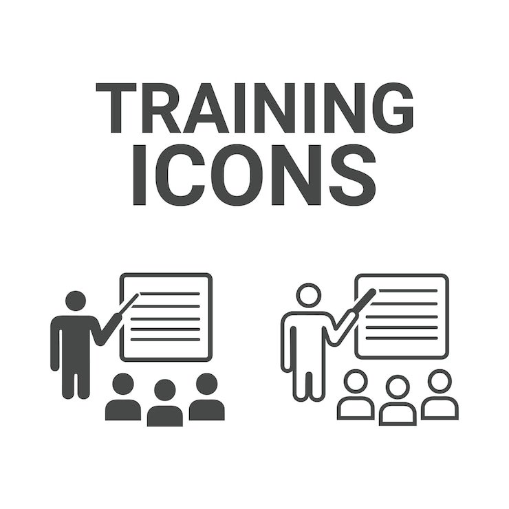 Vecteur le concept d'illustration vectorielle de l'icône de la bannière web du stagiaire pour l'application de programme de formation et d'apprentissage de stage