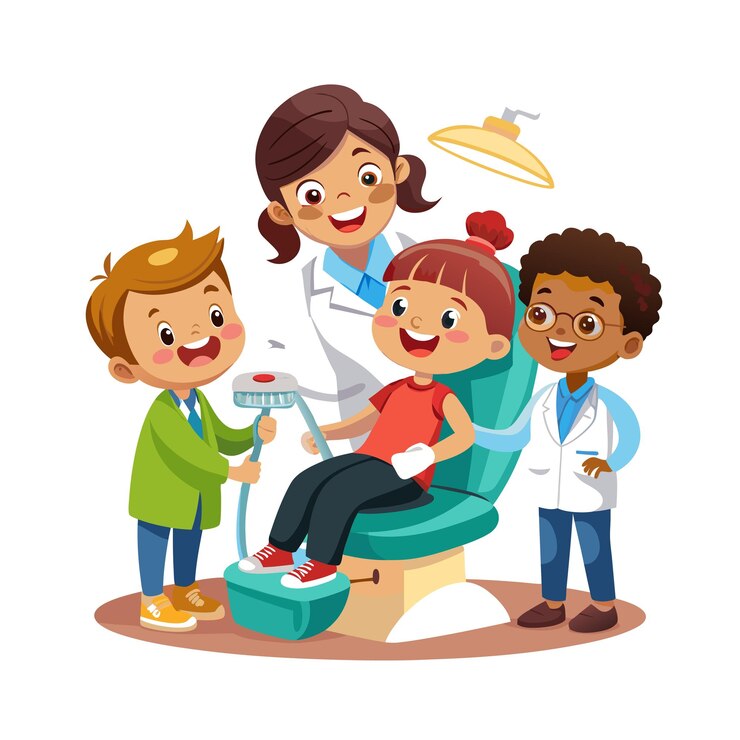 Vecteur le concept d'illustration vectorielle des moments des enfants