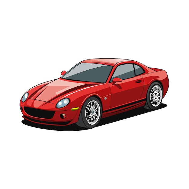 Concept d'illustration vectorielle réaliste du véhicule automobile