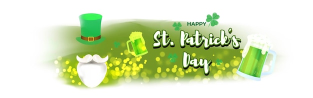 Concept D'illustration Vectorielle De Voeux Happy St Patrick's Day