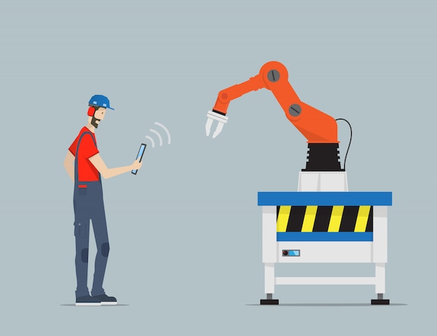 Concept de l'industrie 4.0.