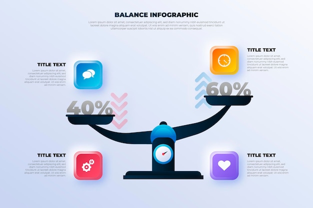 Concept D'infographie D'équilibre