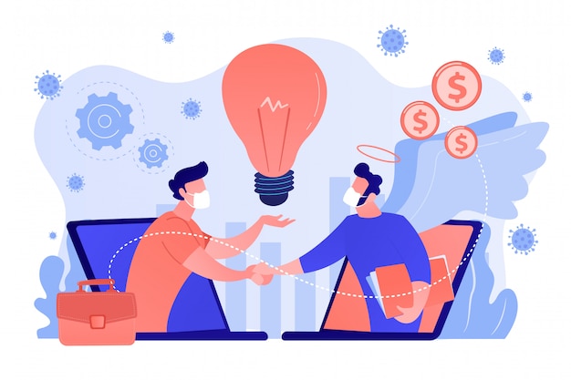 Concept d'investisseur providentiel.