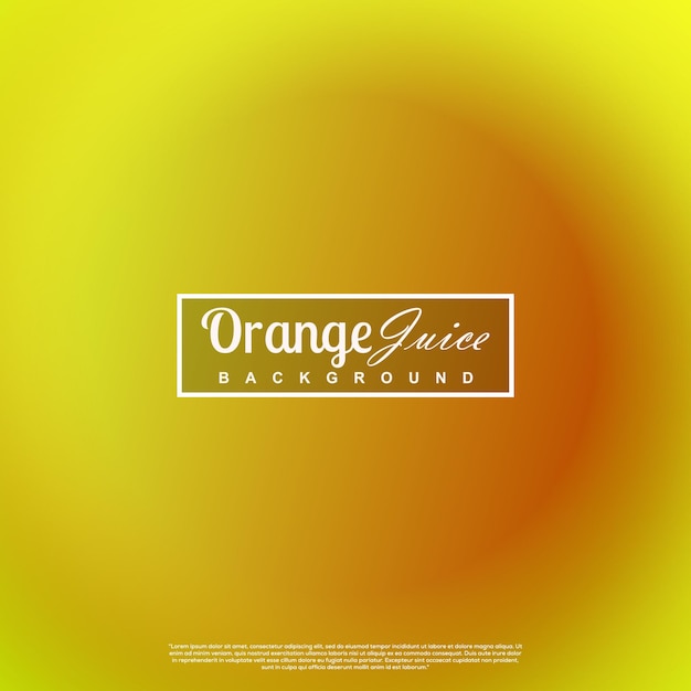 Concept Liquide Moderne Abstrait Orange