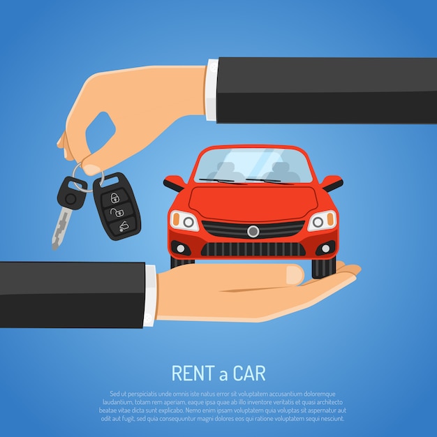Concept de location de voiture