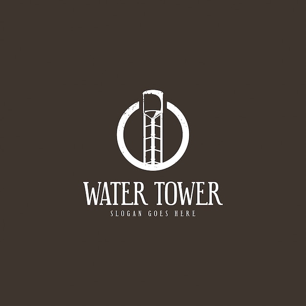 Concept De Logo De Château D'eau