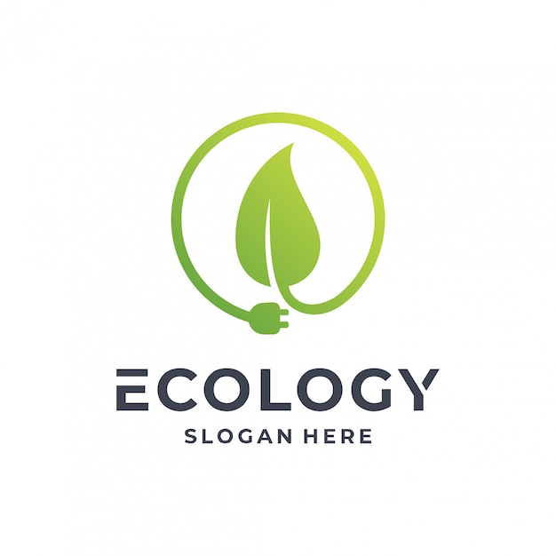 Vecteur concept de logo écologie.