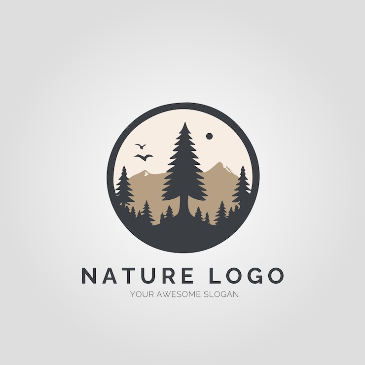 Vecteur concept de logo nature pour l'entreprise et l'image de marque