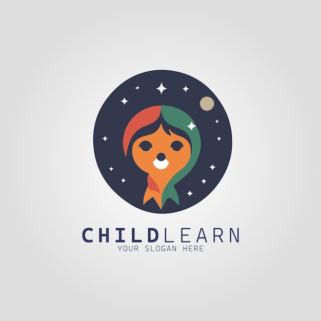 Vecteur concept de logo pour l'éducation des enfants pour l'entreprise et l'image de marque