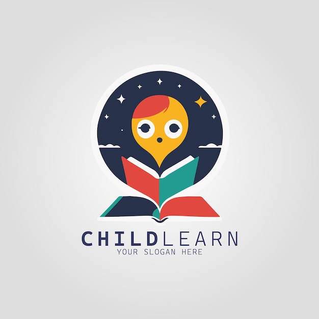 Vecteur concept de logo pour l'éducation des enfants pour l'entreprise et l'image de marque