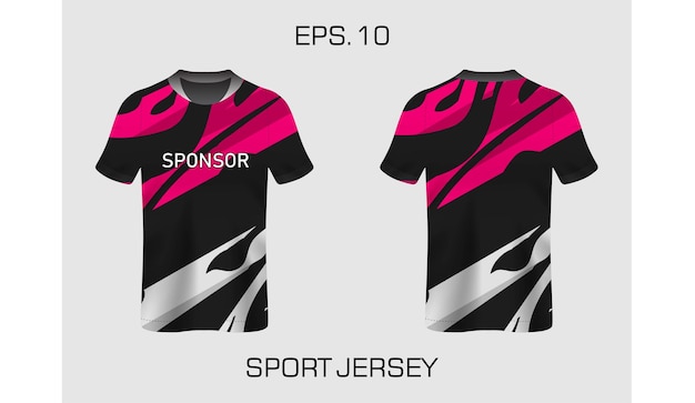 Vecteur le concept de maillot de sport, le concept du maillot rouge.