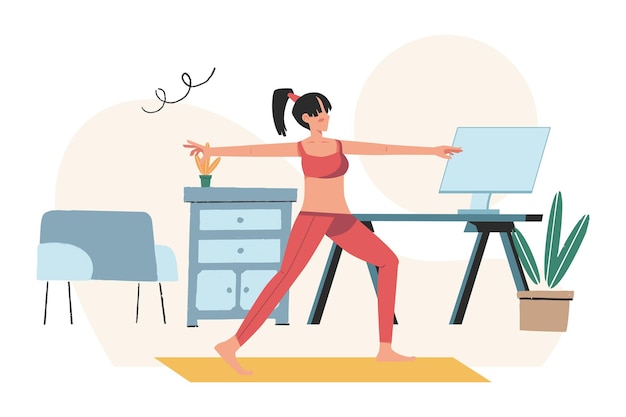 Concept de méditation, bienfaits pour la santé du corps
