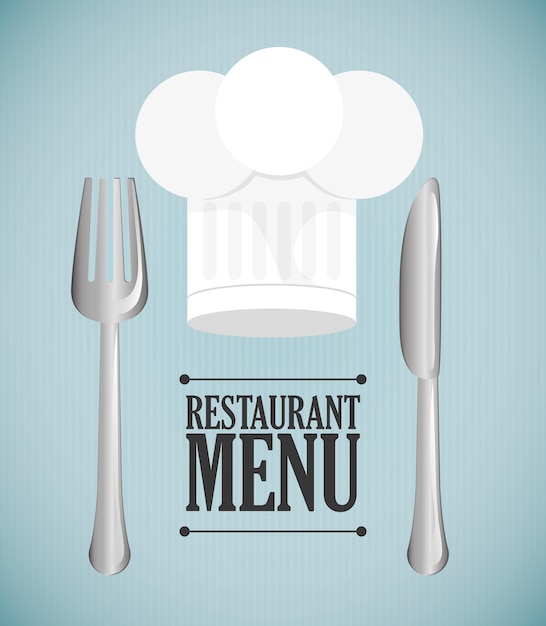 Concept de menu avec design d&#39;icône de nourriture, illustration vectorielle illustration 10 eps.
