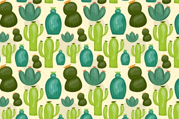 Concept De Modèle De Cactus