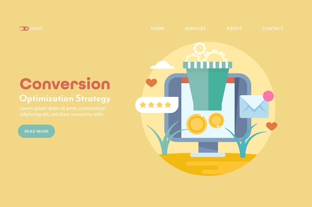 Concept d'optimisation de conversion