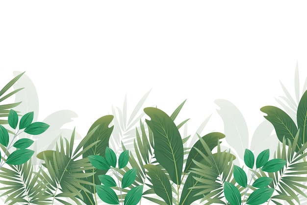 Concept de papier peint mural tropical